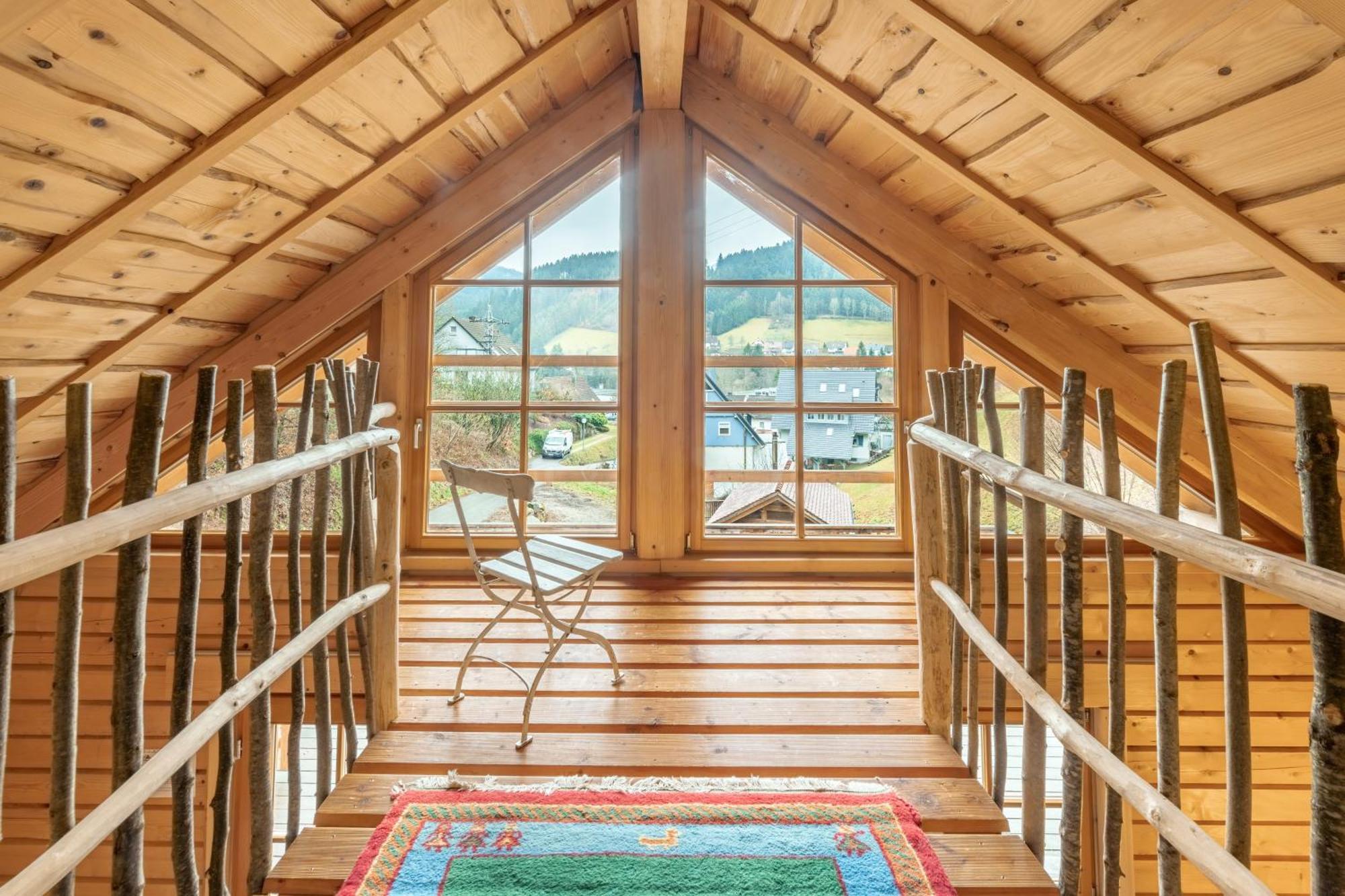 Schwarzwald Blockhaus - Sauna - Kamin - Mit Bettwaesche Und Handtuecher Schenkenzell Exterior photo