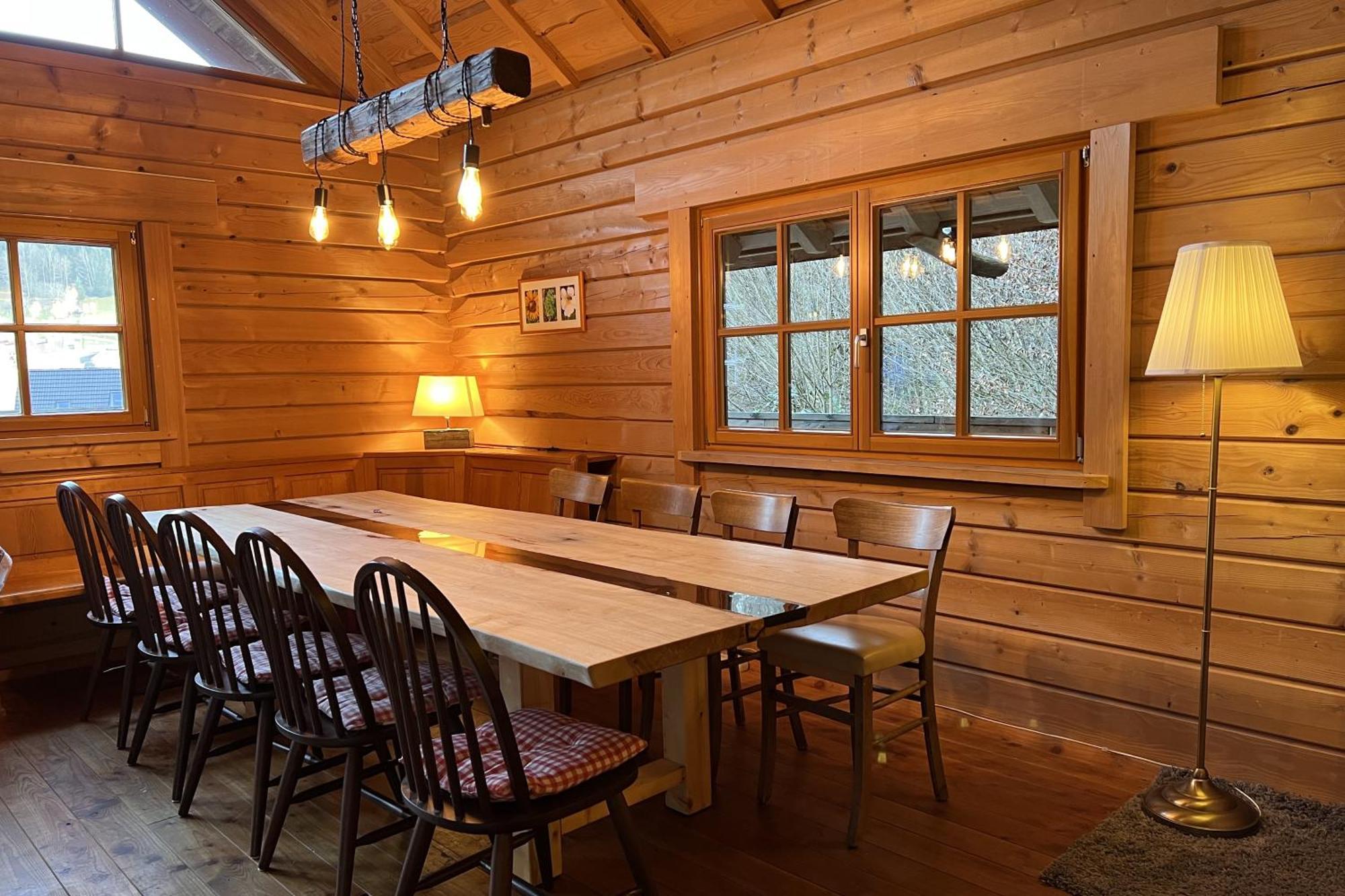 Schwarzwald Blockhaus - Sauna - Kamin - Mit Bettwaesche Und Handtuecher Schenkenzell Exterior photo